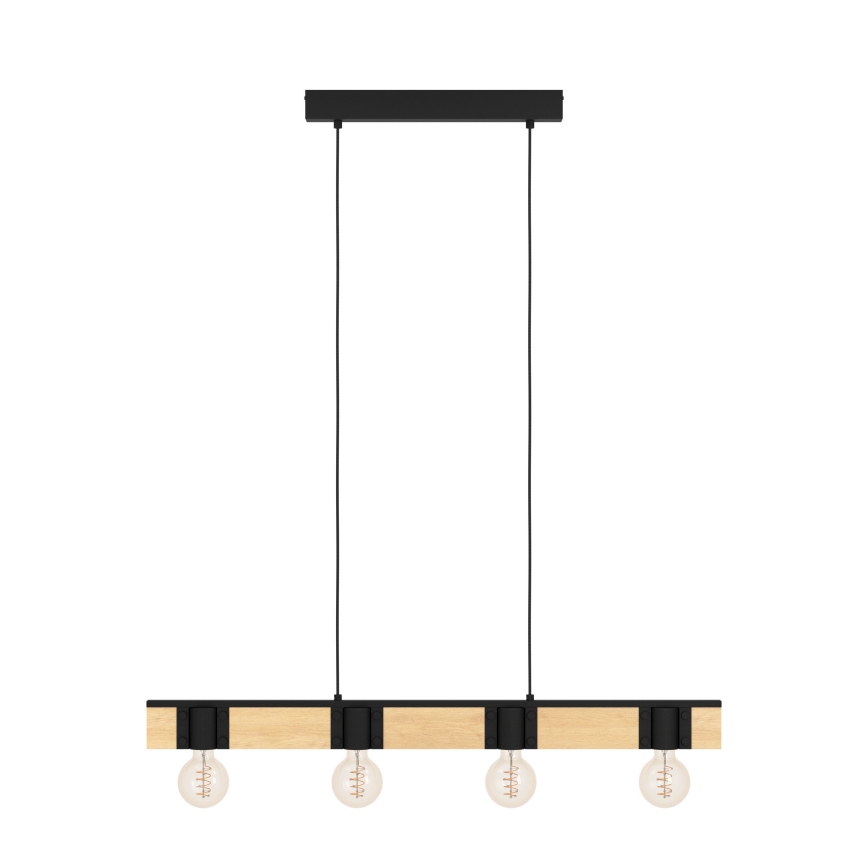 Lustră pe cablu Eglo 4xE27/40W/230V