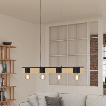 Lustră pe cablu Eglo 4xE27/40W/230V