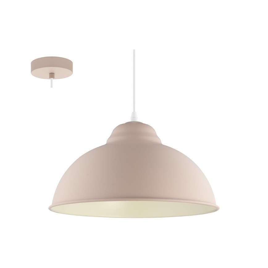 Lustră pe cablu Eglo 54964 TRURO-P 1xE27/60W/230V roz