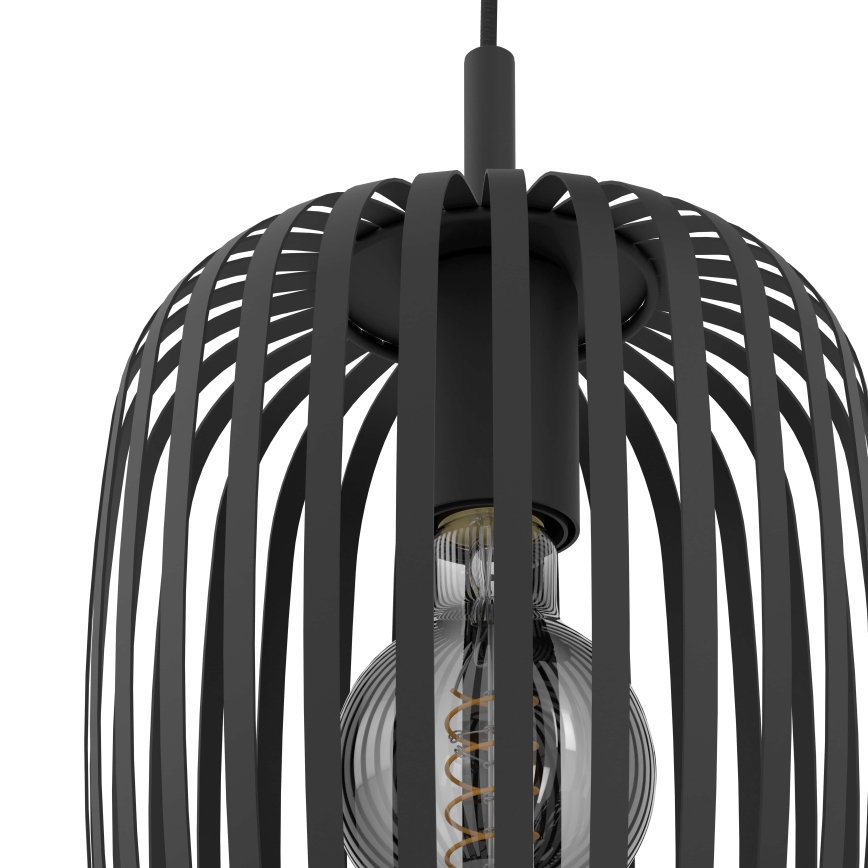 Lustră pe cablu Eglo 3xE27/40W/230V negru