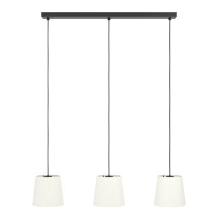 Lustră pe cablu Eglo FEBRES 3xE27/60W/230V alb