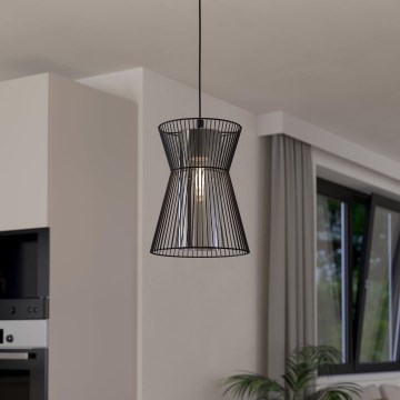 Lustră pe cablu Eglo 99633 MASETA 1xE27/40W/230V negru