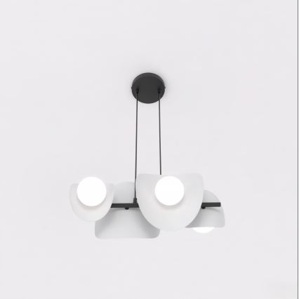 Lustră pe cablu ELEMENTI 4xG9/8W/230V gri