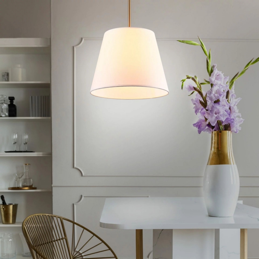 Lustră pe cablu ELENA 1xE27/20W/230V alb