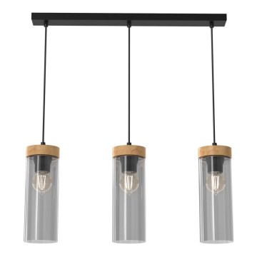 Lustră pe cablu ELICA 3xE27/60W/230V