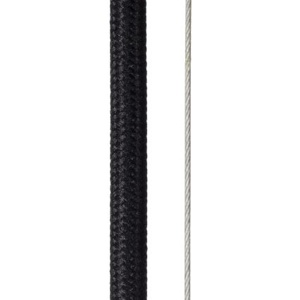 Lustră pe cablu ELODIE 3xE27/40W/230V neagră Lucide 45449/76/30