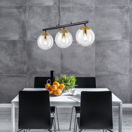 Lustră pe cablu ELOISE 3xE14/15W/230V