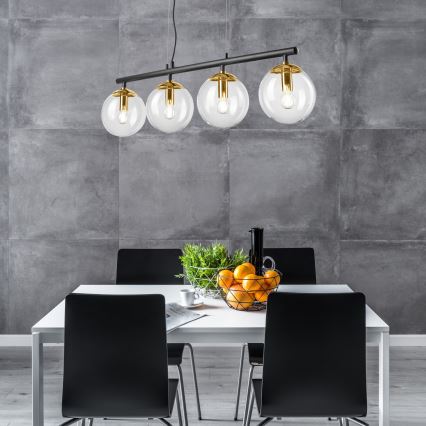 Lustră pe cablu ELOISE 4xE14/15W/230V