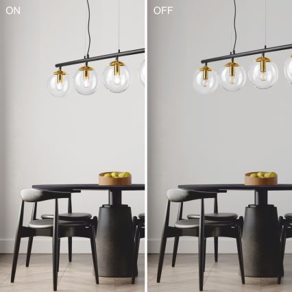 Lustră pe cablu ELOISE 4xE14/15W/230V