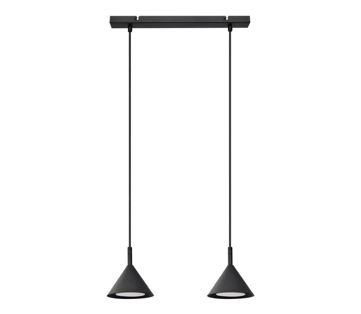 Lustră pe cablu ETNA 2xE27/15W/230V negru