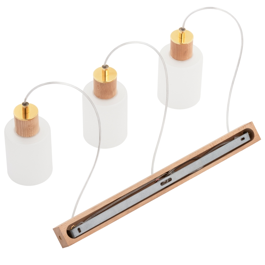 Lustră pe cablu EVIC 3xE27/60W/230V