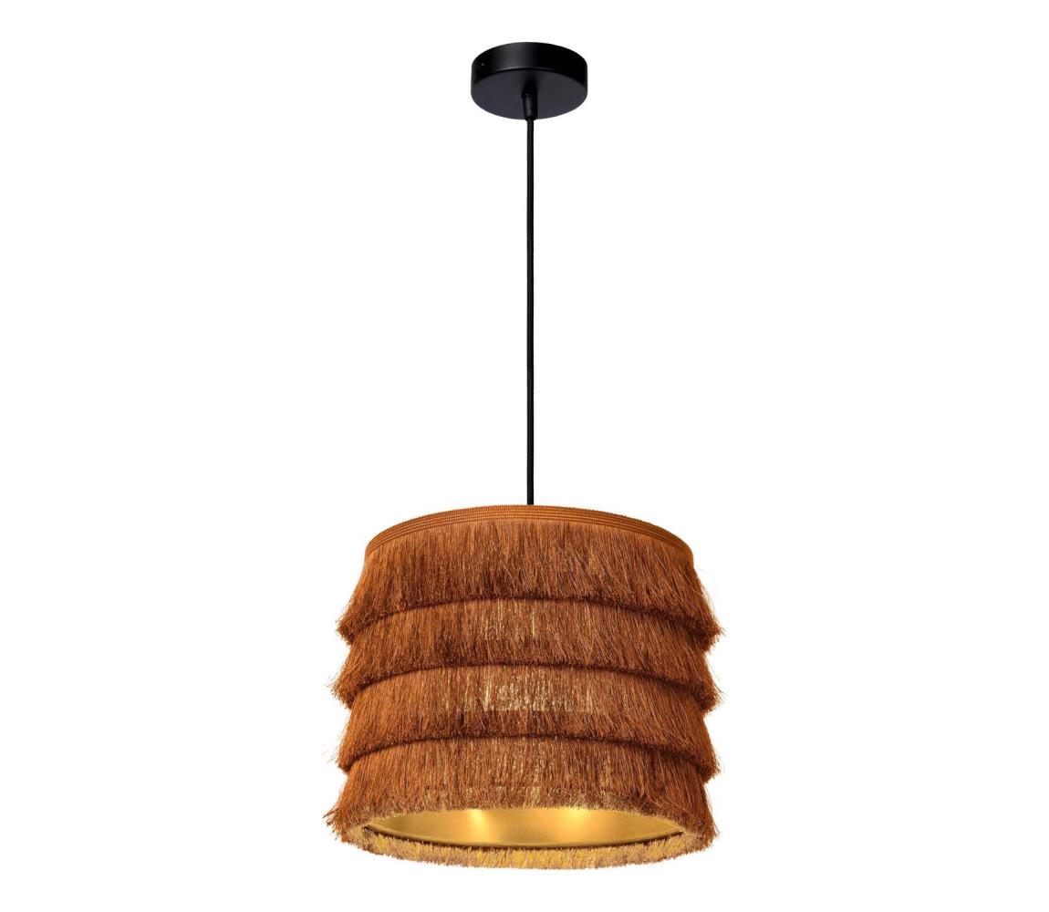 Lustră pe cablu EXTRAVAGANZA TOGO 1xE27/60W/230V maro Lucide 10407/25/44