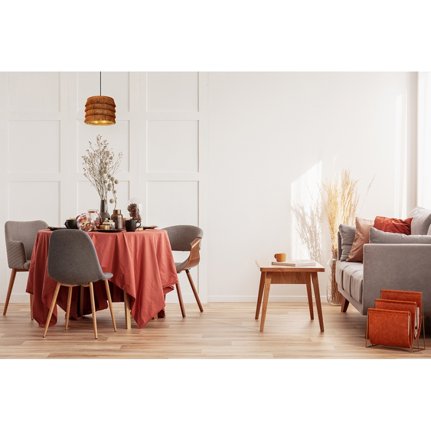 Lustră pe cablu EXTRAVAGANZA TOGO 1xE27/60W/230V maro Lucide 10407/25/44