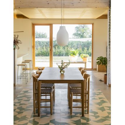 Lustră pe cablu FARO 28300 ISABELLE 1xE27/15W/230V d. 31 cm alb