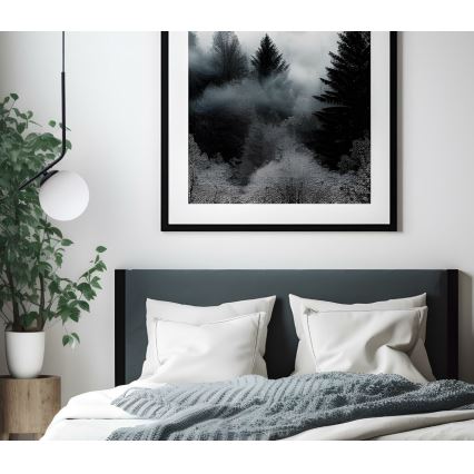 Lustră pe cablu FIRA 1xE27/60W/230V negru