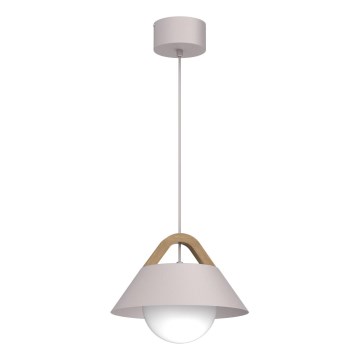 Lustră pe cablu FUNDA 1xE27/15W/230V crem
