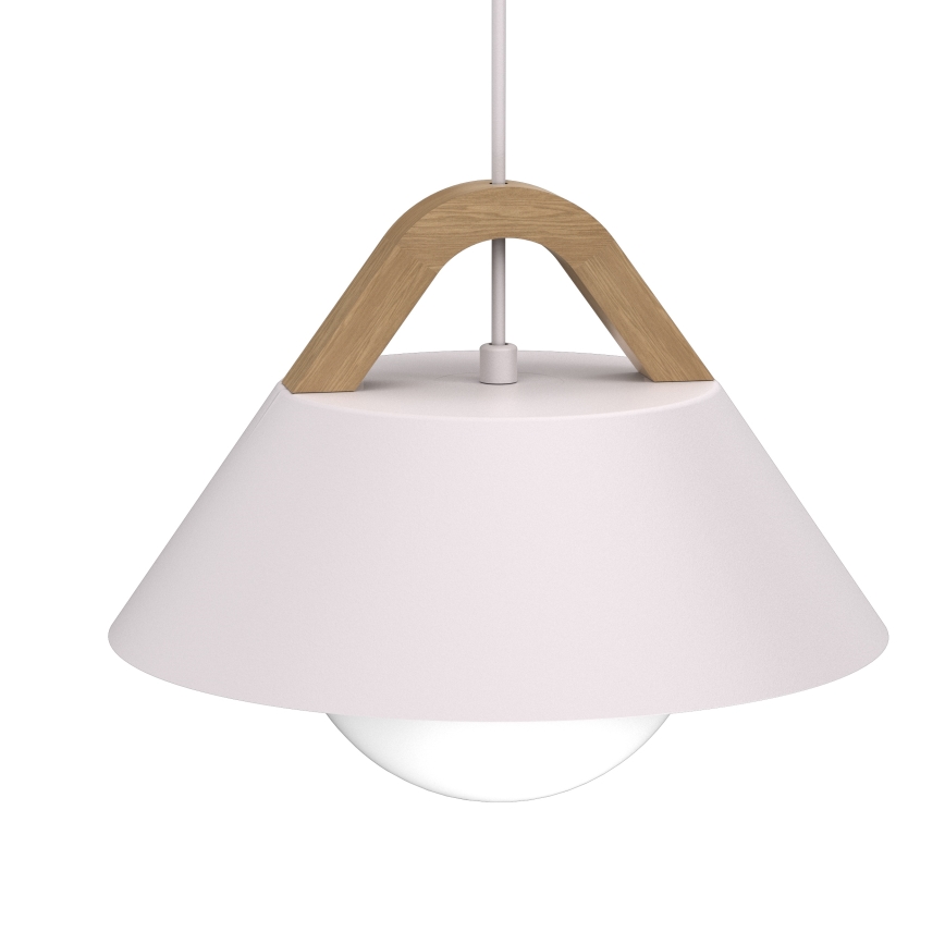 Lustră pe cablu FUNDA 1xE27/15W/230V crem