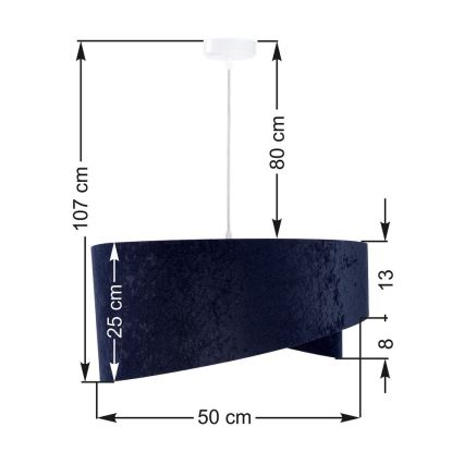 Lustră pe cablu GALAXY 1xE27/60W/230V