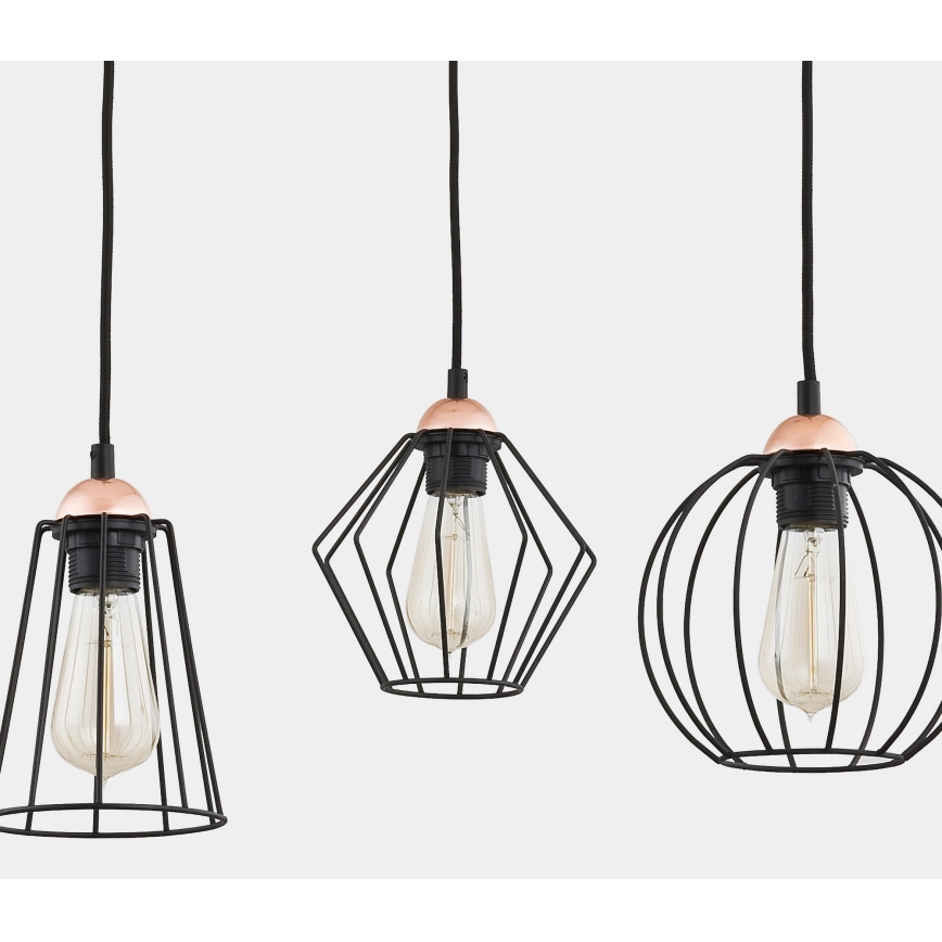 Lustră pe cablu GALAXY 4xE27/60W/230V