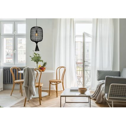 Lustră pe cablu GARVE 1xE27/40W/230V neagră Lucide 03436/40/30