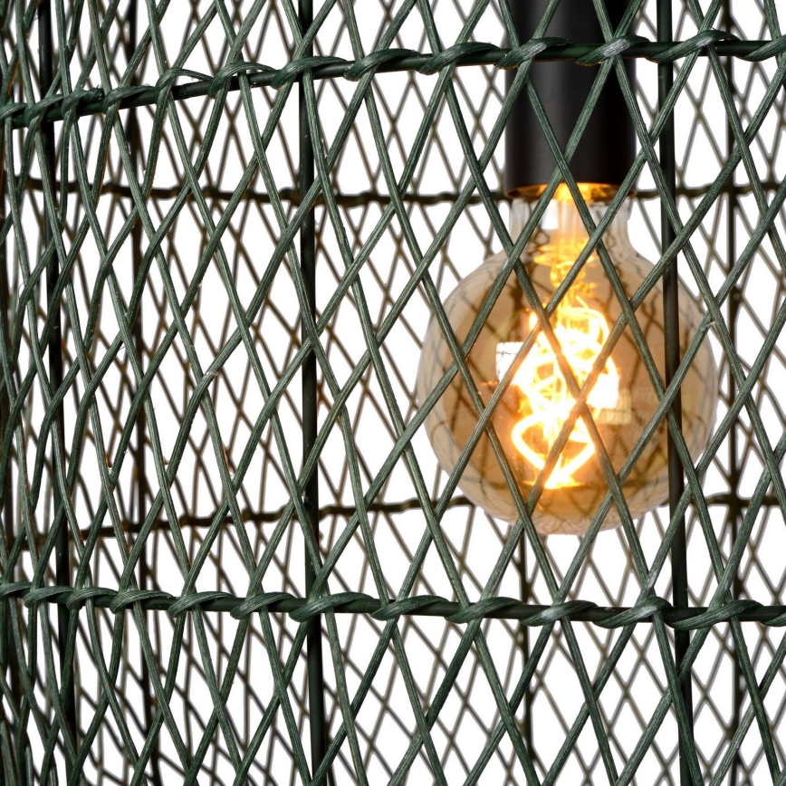 Lustră pe cablu GARVE 1xE27/40W/230V verde Lucide 03436/40/33