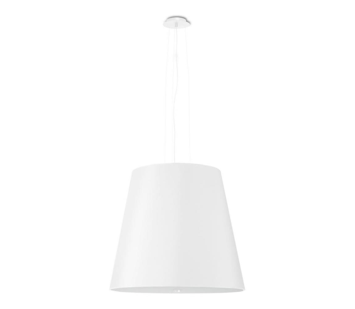 Lustră pe cablu GENEVE 3xE27/60W/230V d. 50 cm albă SL.0735