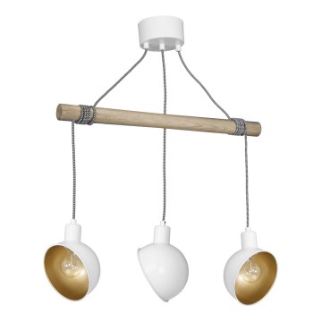 Lustră pe cablu GEORG 3xE27/60W/230V