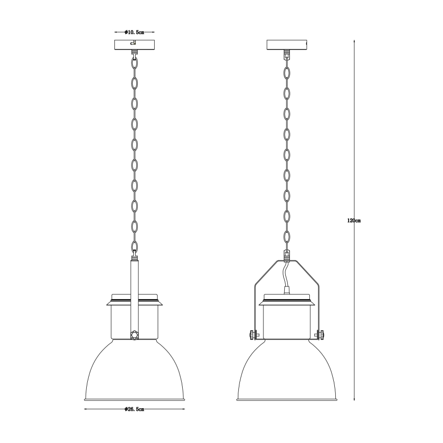 Lustră pe cablu Globo 15281 KUTUM 1xE27/40W/230V