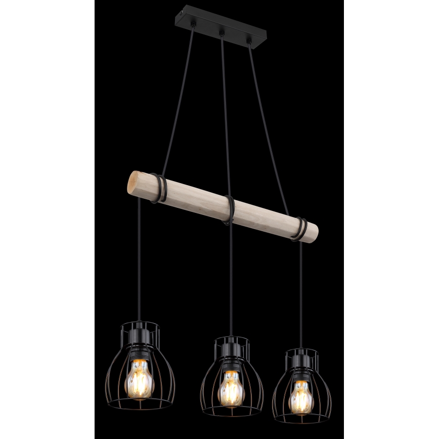 Lustră pe cablu Globo 3xE27/40W/230V