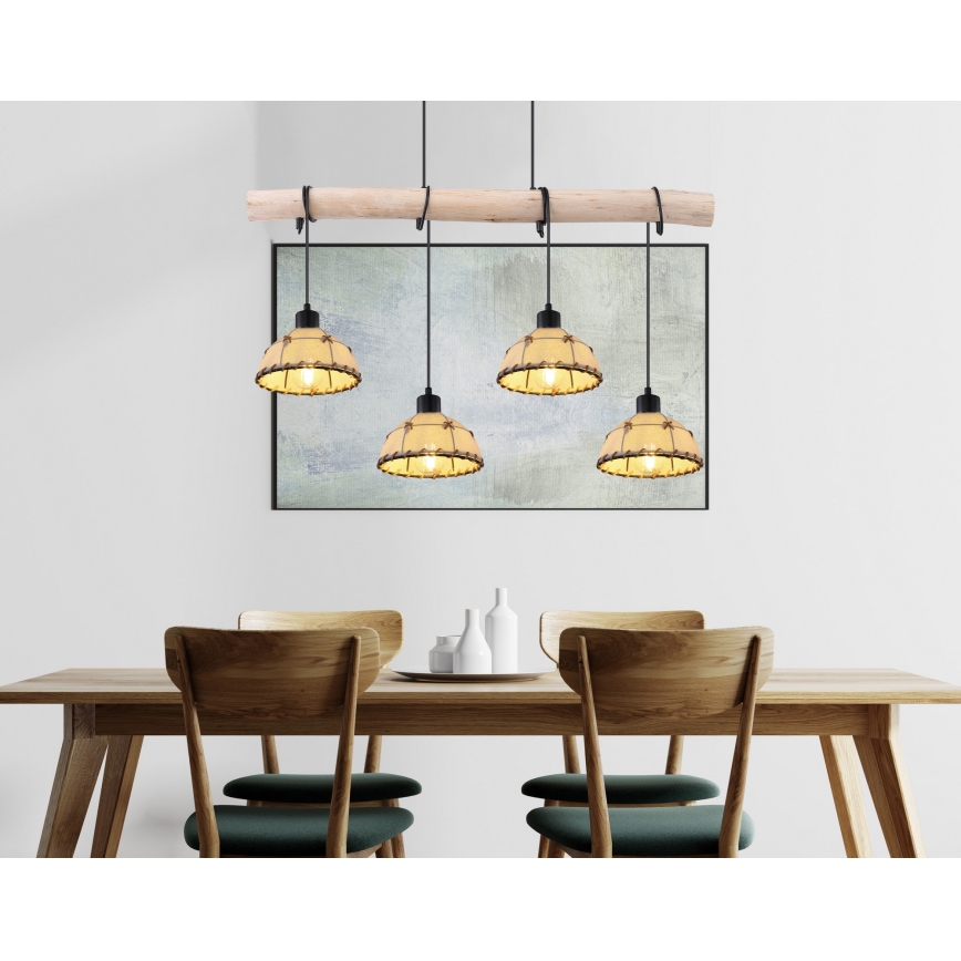 Globo - Lustră pe cablu 4xE27/60W/230V