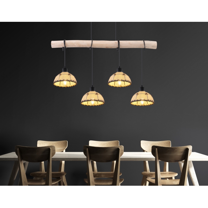 Globo - Lustră pe cablu 4xE27/60W/230V