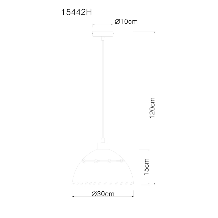 Globo - Lustră pe cablu 1xE27/60W/230V