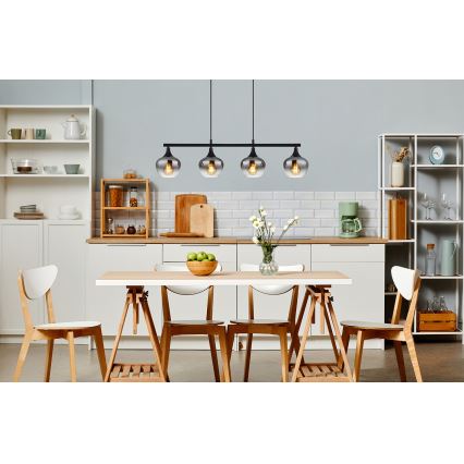 Lustră pe cablu Globo 4xE27/40W/230V