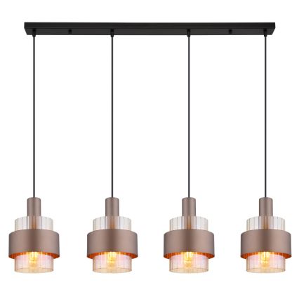 Lustră pe cablu Globo 4xE27/60W/230V