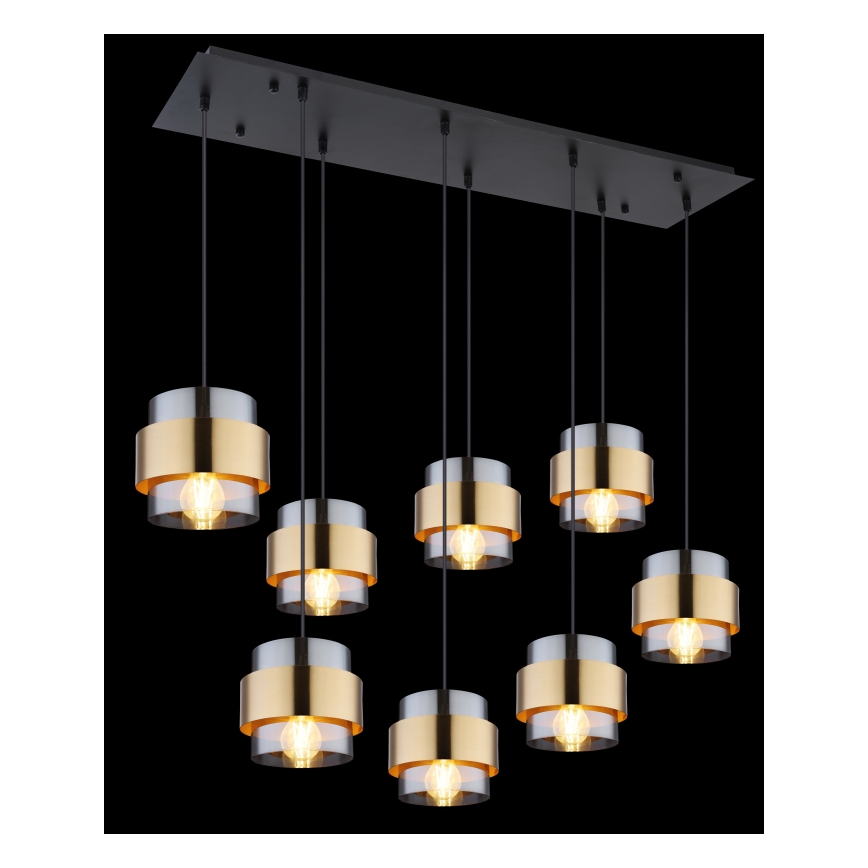 Lustră pe cablu Globo 8xE27/60W/230V