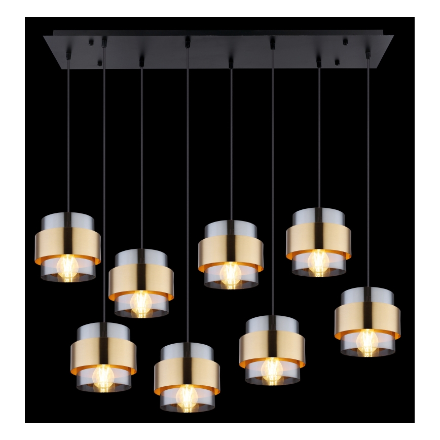 Lustră pe cablu Globo 8xE27/60W/230V