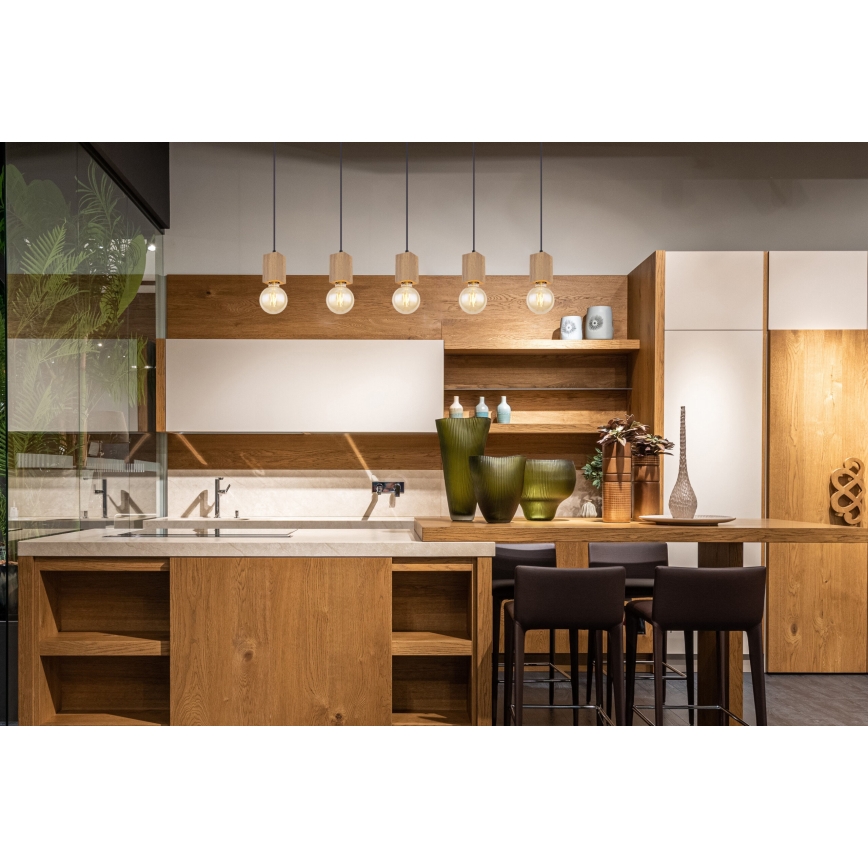 Lustră pe cablu Globo 15655-5H ERNA 5xE27/60W/230V