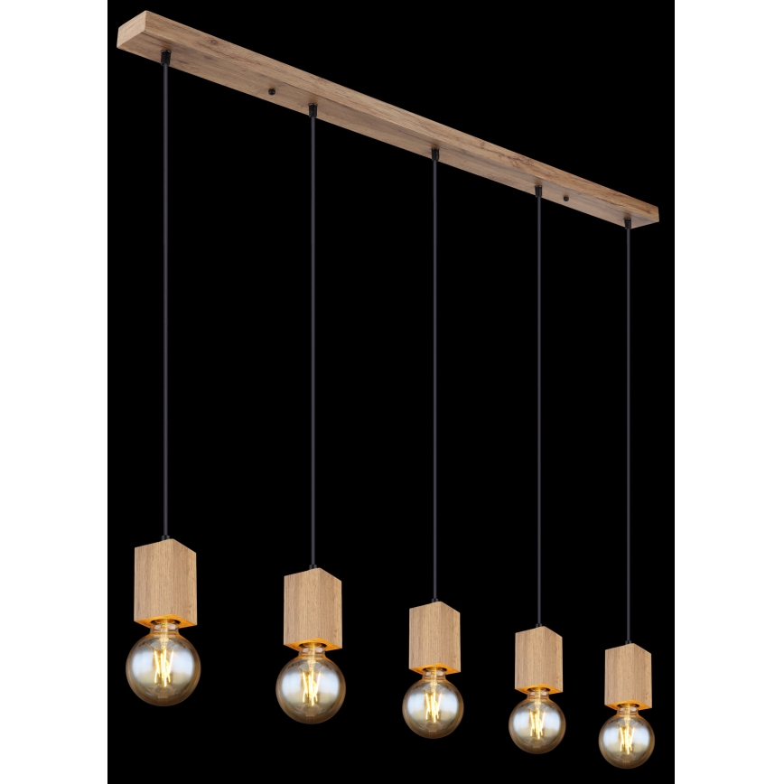 Lustră pe cablu Globo 15655-5H ERNA 5xE27/60W/230V