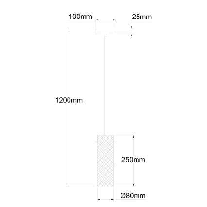 Lustră pe cablu Globo 1xE14/40W/230V