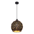 Lustră pe cablu Globo 54029H JODIE 1xE27/60W/230V d. 25 cm