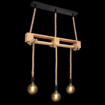 Globo - Lustră pe cablu 3xE27/60W/230V