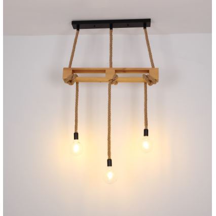 Globo - Lustră pe cablu 3xE27/60W/230V