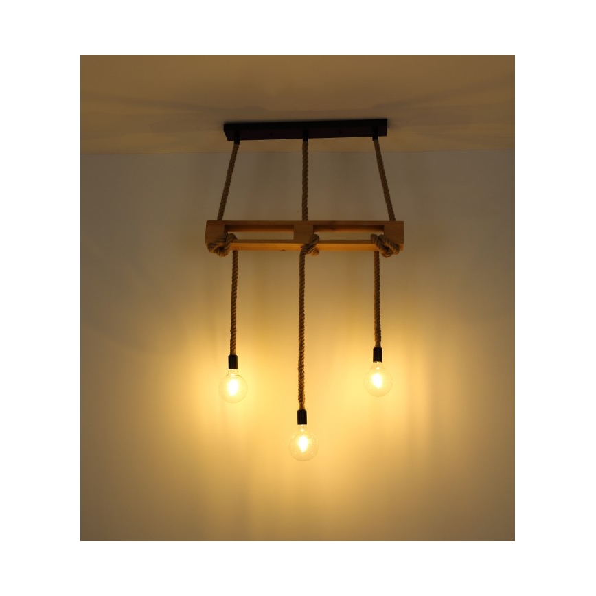 Globo - Lustră pe cablu 3xE27/60W/230V