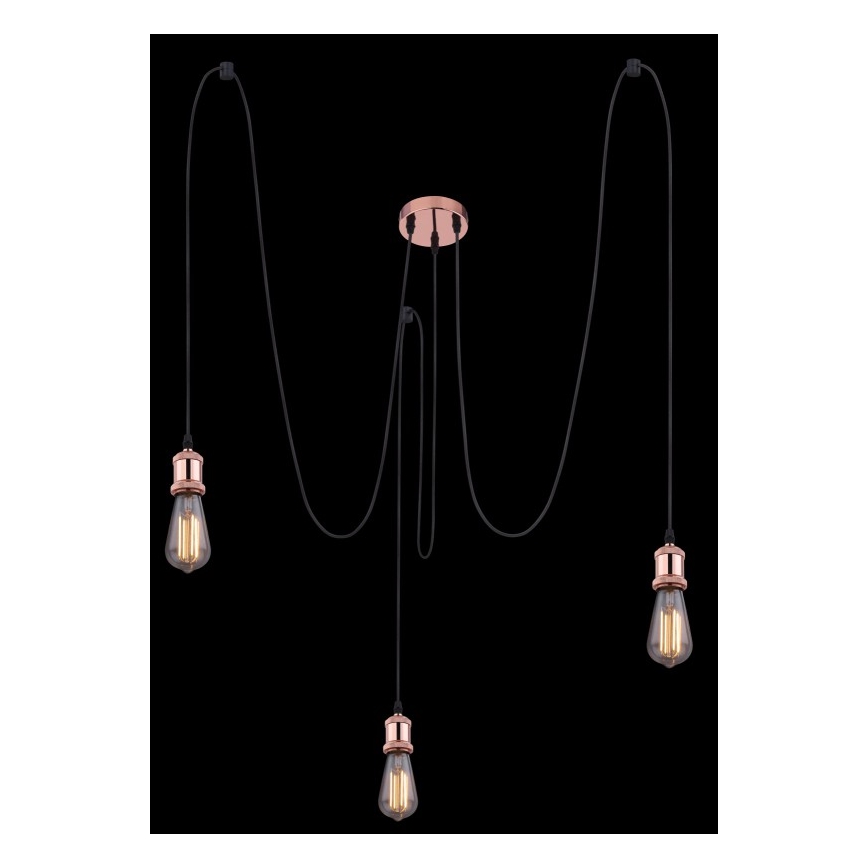 Lustră pe cablu Globo A32-3 OLIVER 3xE27/40W/230V spider