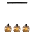 Lustră pe cablu GOLD 3xE27/40W/230V