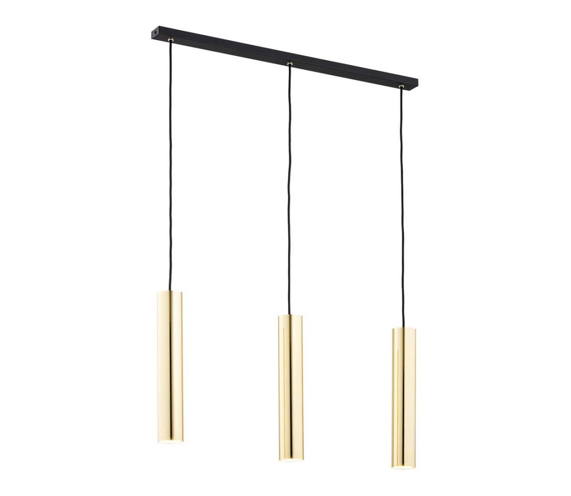 Lustră pe cablu GOMERA 3xGU10/5W/230V aurie Argon 6113