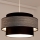 Lustră pe cablu GRACE 1xE27/60W/230V negru/gri