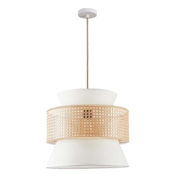 Lustră pe cablu GRENADA 1xE27/20W/230V d. 40 cm bej