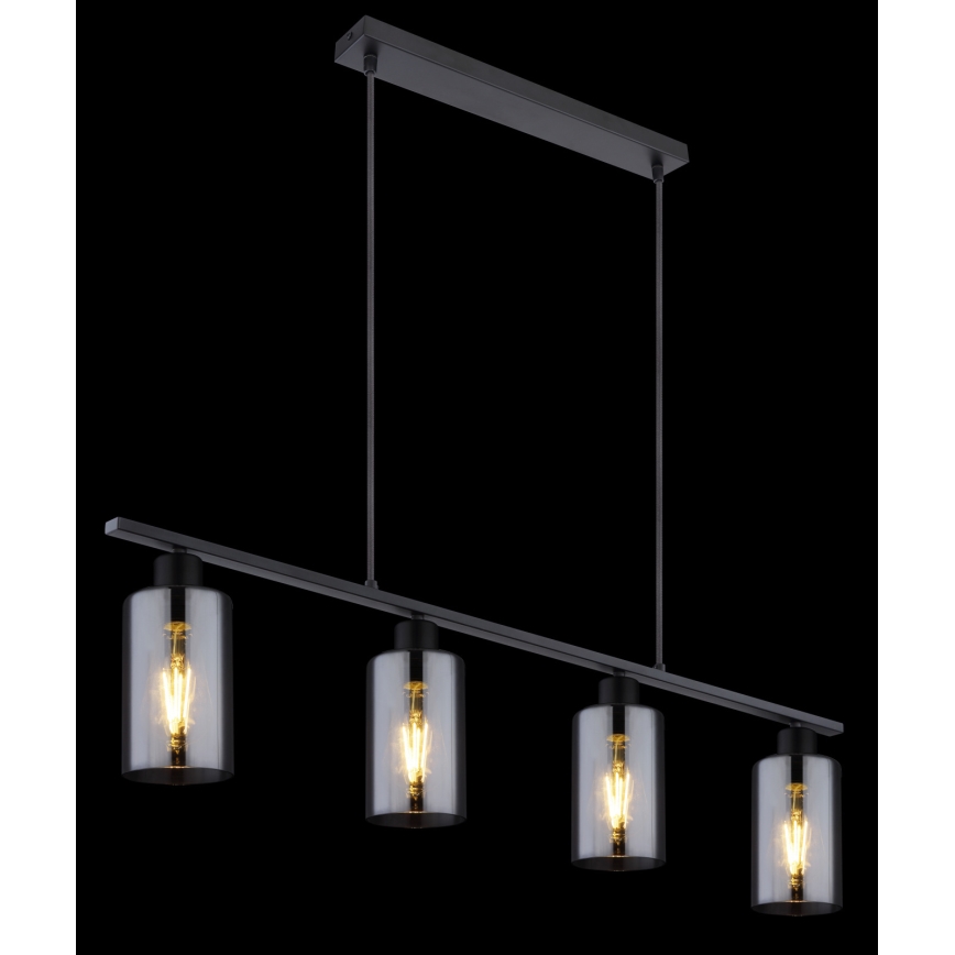 Lustră pe cablu 4xE27/60W/230V Globo