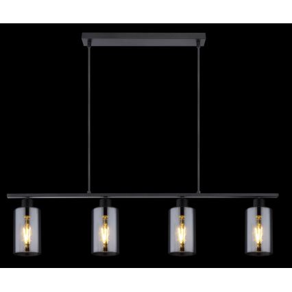 Lustră pe cablu 4xE27/60W/230V Globo